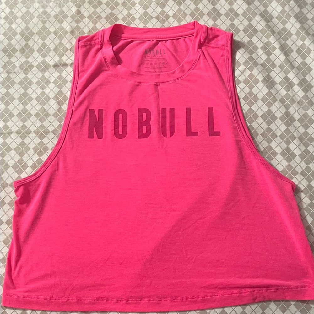 NOBULL Hot Pink Crop Tank Medium